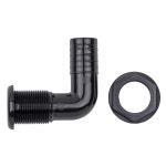 T-H MARINE 90도 스루 선체 피팅 마린 /8인치) 보트 플라스틱 | - 안정적인 : 온슈어데이