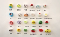 뚜기당 24가지 맛 캐릭터 믹스 수제사탕캔디 70g : 뚜기당
