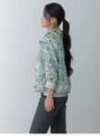 [지센동래 LSJPQ359] 에어테크 플로럴 셔링카라 여성점퍼  LSJPQ359-1 : 지센 부산동래점