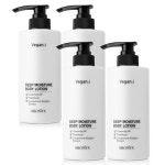 메디플라워 아로닉스 비건아이 딥 모이스처 바디로션 코튼, 500ml, 4개 : 메디플라워