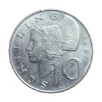 6-170/ 오스트리아주화 1989년 10실링 : 카우리