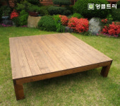 평상 야외테이블 평상마루 들마루 조립식 정원테라스 데크세트 600x600 : 엉클트리uncle tree