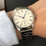 41mm 6498 시계 실버 화이트 : 이코컴퍼니