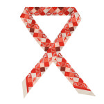 라프리마 펜디 옵티컬 랩피 레드 FF 실크 내로우 스카프 FXT011-AUMD-F0FVW : 라프리마 LAPRIMA