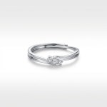 [1+1] Aura Wave Silver Couple Ring 아우라 웨이브 실버 커플링 : CBB