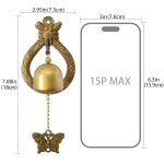 가게 주인 종, 문 여는 맑은 소리와 함께 풍수 장식, 독특한 선물 Gold : 럭키짱 무료배송 추천샵