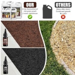 가 된 암석 - 3 IN 1 본딩 색상 정원 멀치 자갈 블랙 파티오스 64 바인더 마당용 64 oz : 다본다.