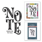 스펠바인더 BP-040 BetterPress 컬렉션의 나에게 보내는 메모 프레스 플레이트 : Amazing009