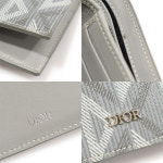 Dior(크리스챤디올) 2ESBH027DCO_H42E 그레이 CD 다이아몬드 캔버스 버티컬 반지갑 : 은평중고명품