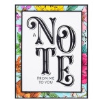 스펠바인더 BP-040 BetterPress 컬렉션의 나에게 보내는 메모 프레스 플레이트 : Amazing009