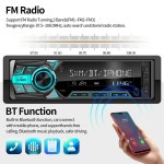 Grandnavi AUX FM 자동차 1din 대시 블루투스 오디오 USB MP3 플레이 : 로트컴퍼니