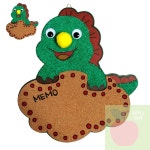 AP 메모꽂이 공룡 콜크판 클레이 만들기 : 사과soop