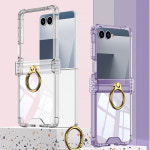 갤럭시 플립7 플립6 플립5 플립4 플립3 FLIP 갤플립 지플립 케이스 투명 힌지보호대 핑거링 8761 : 보리심4315