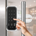 게이트맨 GR-FRAME 날개형 유리문 전용 보조키 상가 매장 사무실 공중화장실 건물상가용 : 홈앤락