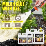 가 된 암석 - 3 IN 1 본딩 색상 정원 멀치 자갈 블랙 파티오스 64 바인더 마당용 64 oz : 다본다.