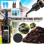 가 된 암석 - 3 IN 1 본딩 색상 정원 멀치 자갈 블랙 파티오스 64 바인더 마당용 64 oz : 다본다.