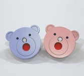 극영 캐릭터 화장실 잠금장치 T-420D 어린이집 유치원 큐비클 도어락 곰돌이 잠금쇠 : 이레일상