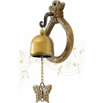 가게 주인 종, 문 여는 맑은 소리와 함께 풍수 장식, 독특한 선물 Gold : 럭키짱 무료배송 추천샵