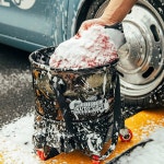 SGCB 접이식 버킷 15 2L 4갤런 손잡이 포함 경량 PVC 휴대용 DS 84 : Westcraft