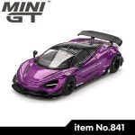 미니지티(841) 1:64 맥라렌 720S LB-Works - 퍼플 (LHD) (CRD300008) McLaren 720S LB-Works : 키덜트 토이 레프리카