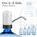 물 디스펜서 5갤런, MIKOSI 물통 디스펜서 범용 전기 물병 디스펜서, 실리콘 2개가 포함된 5갤런 병용 워터 펌프 : Amazing009
