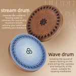 나무 스트림 드럼 명상 웨이브 오션 사운드 힐링 자연 흐르는 물 휴대용 스트레스 해소 도구 1. Wave Drum : 지이유26호점