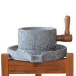 레트로 맷돌 두유 두부 콩가는 콩국수 콩비지 : 차이굿