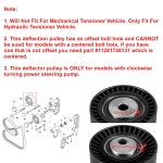 벨트 328I 교체 풀리 드라이브 325I Z3 11281748130 아이들러 E4 : SS-company