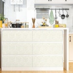 RUGREAT 모던 벽지 스틱 17 497CM 탈착식 욕실용 베이지 캐비닛용 접착 43 17 3 x 197 : 오늘도 탐나