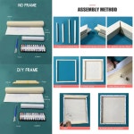 숫자로 그림 손으로 그린 유화 캔버스 색칠 선물 홈 장식 1. F3504 : 지이유9호점