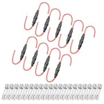 10개 6x30mm 인라인 스크류 타입 퓨즈 홀더 16 게이지 AWG 레드 와이어 20개 15A 고속 블로우 유리 퓨즈 16awg 5x20mm : AMAZING001