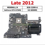 마더보드 820 3299 3481 4652 00292 IMAC 27인치 A1419 로직  Late 2012 MD095 : 동구직구스토어