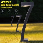 LED 태양광 야외 잔디등 정원 방수 조명 길 스포트라이트 웜라이트 진입로 산책로 안뜰 파티오 Solar Lights 4pcs : 데일리04