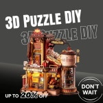 성인 나무 소 퍼즐 공장 뮤직 박스 공예 매니아 모델링 선물 1. 오렌지 : 지이유13호점