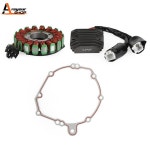 Areyourshop 레귤레이터 Honda CBR 1000 RR 용 고정자 코일 가스켓 키트 Fireblade SC57 2006-2007 31120-MEL-D21 모터 : 미주나인