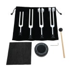 활성제가있는 튜닝 포크 알루미늄 명상 요가 차크라 균형 호흡 작업 기본 : 한겨리샵14호점