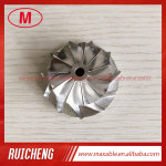 호환  GT14 737683-0003 업그레이드 35.0048.00mm 110 블레이드 터보 밀링알루미늄 2618빌렛 컴프레서 휠 : 3제로제니