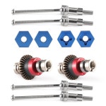 1/18 화강암 GROM 1/14 모하비, CVD 샤프트 도그본 액슬 세트용 조립식 차동 장치, ARRMA 2S GROM(RED&Silver)용 액세서리 J-035 : 유자하마