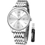 OLEVS 남성용 드레스 방수 시계 날짜 아날로그 쿼츠 캐주얼 손목시계 대량수 클래식 Black Face-G5009 : 원클릭샵2