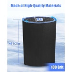 100그리트 18인치 x 44-1 /2인치 드럼 썬더 피드 벨트 컨베이어 Grizzly 18인치 G0458 드럼 샌더용 1 100 Grit 10-1/4 Inch x : 신부상사