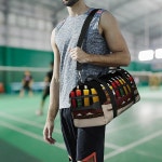 콴자 캔들 짐 가방 방수 여행용 더플백 신발 젖은 수납공간 밀리터리 백팩 대용량 위켄더 : 블루1