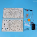 DIY 과학 실험 키트 및 교육 모델 물리학 과학 DIY 수제 마술 창 선물 프로젝트 : 소담한 패밀리