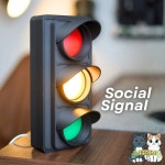 신호등 모양의 데스크탑 장식품 재미있는 사회적 독특한 선물 : 쿠쿠스토어5