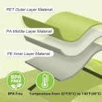 스피갓이 포함된 YBTMG 8L 접이식 물통 가방, BBQ, 캠핑, 하이킹, 야외 모험을 위한 조절 가능한 수도꼭지가 있는 2.1갤런 BPA 프리 휴대용... 