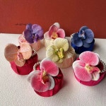 새틴 실크 원단 꽃 매듭 핸드백 난초 디자인 웨딩 캔디 백 포장 상자 1. 03 : 유라이프몰31호점