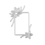 꽃은 직사각형 테두리를 장식합니다 금속 절단 다이 카드 만들기 스크랩북 공예 엠보싱 컷 1. H3498 : 유라이프몰24호점