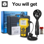 HVAC 풍속계 CFM 공기 유량계 0 001 AP 미터 고정밀 846A /분 100mp 1 AP 846A(HVAC Anemometer : 옥지마