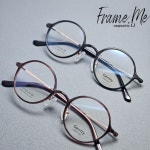뿔테 김구안경 알작은 동그리 가벼운 여자 패션 3040 안경 젠트리 G1116 : 프레임미 Frame.Me