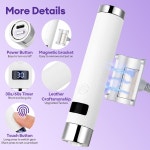 휴대용 UV 네일 램프 핸드헬드 스탠드 USB 충전식 젤 네일 램프 유연한 호스 LED 테라피 라이트 네일 아트 도구 : 코람무역상사