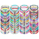 Jexine 96개 여름 이블 팔찌 성모마리아 산 유다 멕시코 팩 함사 말 데 오조 뱅글 : 레몬1